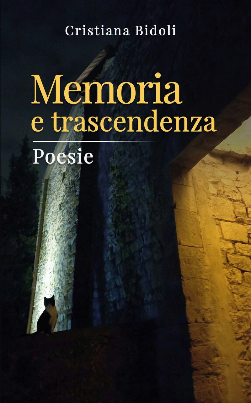 Memoria e Trascendenza — Cristiana Bidoli, copertina del libro